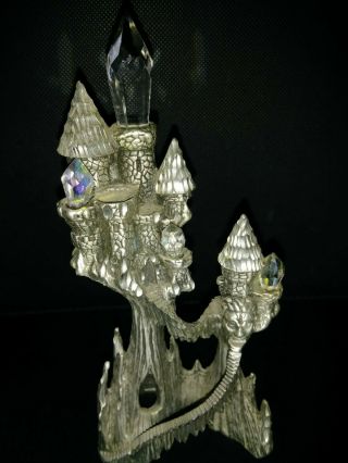 Masterworks Fine Pewter Vintage 1989 Crystal Castle Figurine Ral Partha