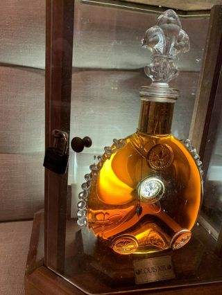 Rare Remy Martin Louis XIII Lighted Display Case With Lock And Key Very Unique 2