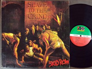 Skid Row - Slave To The Grind / 1991 Korea Orig 1st Vinyl.  Vg,  W/insert