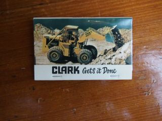 Vtg Box Of 25 Clark Equipment Co.  Oop Advertising Matchbooks - Logging Wyoming