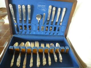 Set Of 8 Holmes And Edwards Danish Princess Silverplate Flatware (exc To)