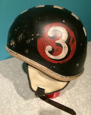 Vintage Race Car Helmet 1950 