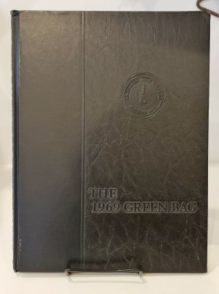 1969 Baltimore City College Highschool Yearbook " The Green Bag " Elijah Cummings