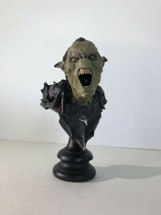 Sideshow Weta Lord of the Rings Moria Orc Swordsman Bust - 2