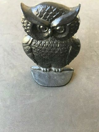 Cast Iron/metal Owl Bookend