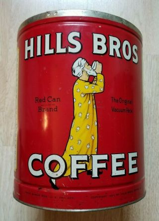 Hills Bros.  Round 20.  Lb Coffee Can