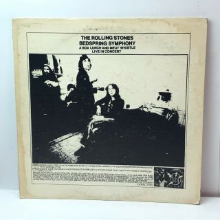 The Rolling Stones ‎bedspring Symphony Vinyl Lp Record Live Recording Takrl 1941