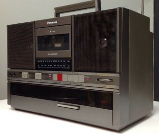 Vintage Panasonic SG J500 Boombox Ghetto Blaster Turntable Cassette Radio 3
