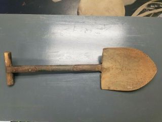 1945 Ww2 Wwii Trench Combat T Handle Shovel Spade