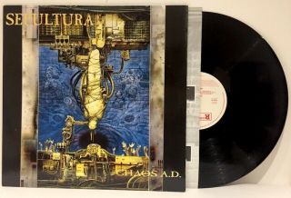 Sepultura - Chaos A.  D.  Vinyl Lp 1993 Europe