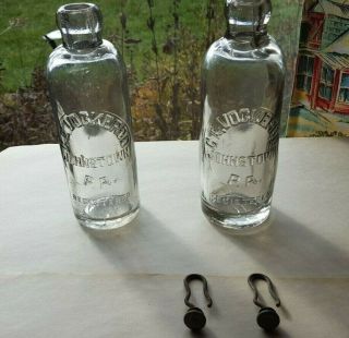 Hutchinson Bottles - C.  E.  Vockerod Company,  Johnstown,  Pa