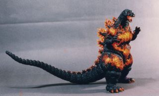 Godzilla Crimson Mode Unpainted Resin Model Kits Led Light Garage Kit 22cm Highq