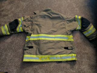 Lion Janesville Firefighter Fire Gear Bunker Jacket Size: 44x36