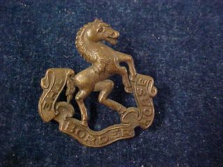 Orig Pre Ww2 Collar Badge The Border Horse