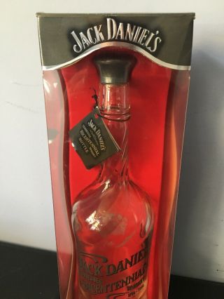 Jack Daniels Bicentennial Limited Edition Bottle W/ Box,  Cork & Tag 3