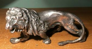 925 Sterling Silver Lion Figure