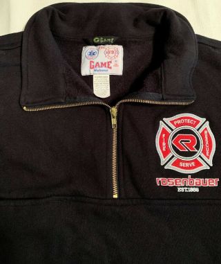 Fdny Rosenbauer Fire Apparatus Game Work Wear Sweatshirt 2xl Nypd Lafd