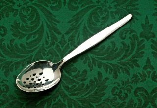 Contour By Towle Sterling Silver Pierced Serving Spoon 8.  75 "