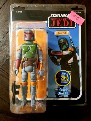 Gentle Giant Star Wars Jumbo Kenner Style Boba Fett Sdcc Exclusive