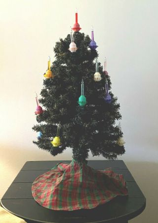 Vintage Christopher Radko Shiny Brite 20 Bubble Lights Christmas Tree