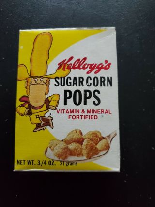 1967 Mini Box Of Sugar Pops
