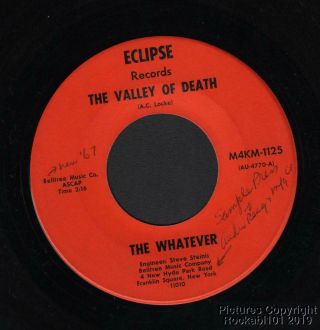 (hear) 1967 The Whatever Garage Psych 45 (the Valley Of Death)