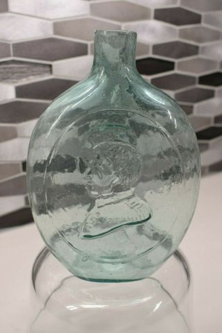 Gi - Open Pontil Sheared Top Historical Flask
