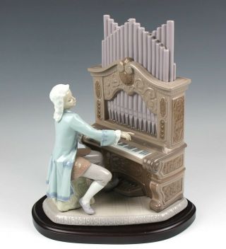 Lladro Spain Young Bach 1801 Limited Edition Pipe Organ Porcelain Figurine Gis