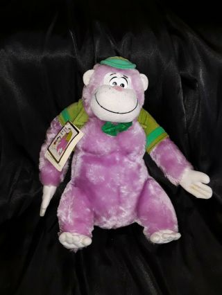 Great Grape Ape Show 1985 Presents Hanna Barbera Stuffed Animal Plush Vintage
