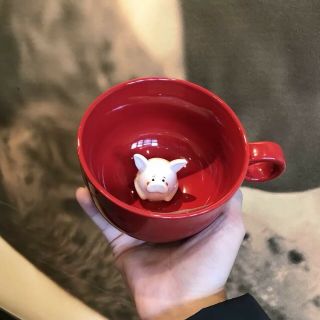 China 2019 Starbucks Chinese Year Pig Pay A Year Call 12oz Mug 3