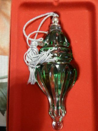 Lenox Color Gem Ornament Emerald Lite Teardrop 6065163
