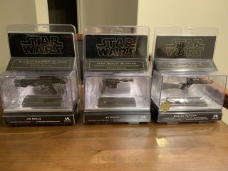 Master Replicas Star Wars (3) Scaled Blasters Boba Fett,  Han Solo,  Stormtrooper