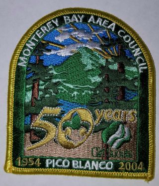 Pico Blanco 50th Anniversary Girl Scouts Patch Mbac Esselen Svmbc Saklan