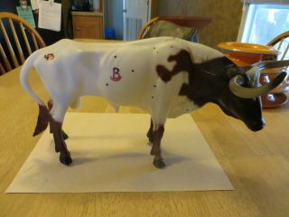 Vintage Breyer " B " Brand Texas Longhorn Bull Without Box