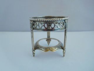 Early 20th Century Solid Silver Dutch Novelty Miniature Plant Stand