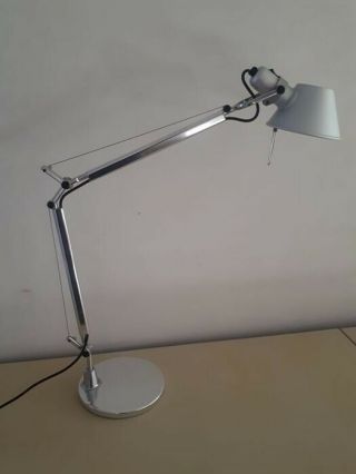 Vintage Artemide Tolomeo Architectural Desk Table Lamp Base Italy Mid Century