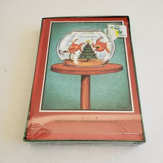 Vintage The Far Side Christmas Greeting Cards By Gary Larson 12 Cards Boxed 1985