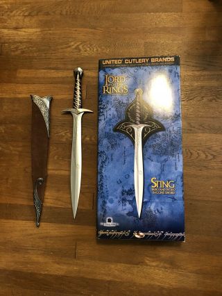 The Hobbit Lord Of The Rings Frodo Baggins 22 " Sting Sword United Cutlery