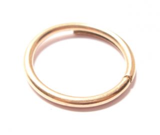 Large Antique 9ct Rose Gold Split Ring