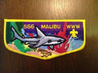 Malibu Oa Lodge 566 Scout Service Flap Patch Issue