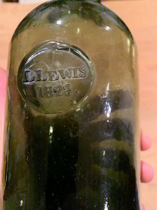 And Dated American Wine Bottle 1823