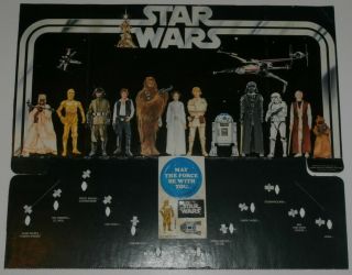 1977 Star Wars Early Bird Display Stand Plus.  Accessories.