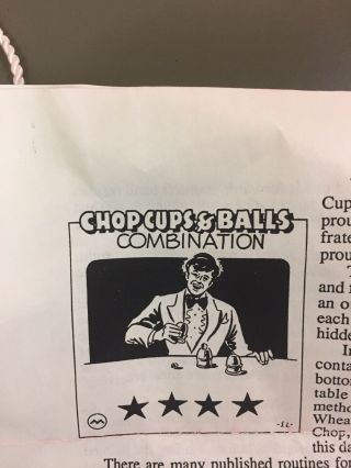 Chop Cups And Balls Combo By Herb Morrissey