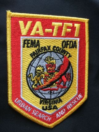 Va - Tf1 Fema - Ofda Fairfax,  Virginia Urban Search And Rescue Fire Department P