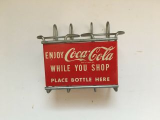 Coca Cola Shopping Cart Bottle Holder
