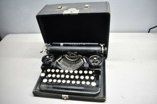 Antique Vintage 1922 Underwood Standard Portable Typewriter & Case Xmas Usa