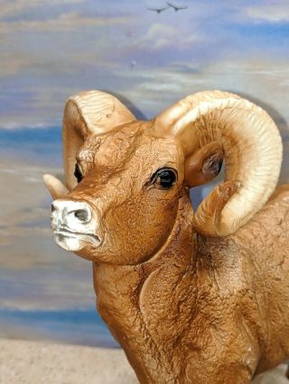 Breyer Vintage Bighorn Ram Sheep With White Chalky Plastic