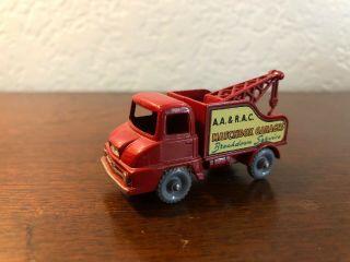 Vintage Die Cast Matchbox Series No.  13 Wreck Truck By Lesney England