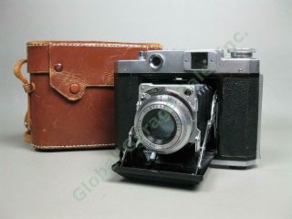 Vintage Mamiya Six 6x6 Rangefinder 35mm Film Camera & Case Japan