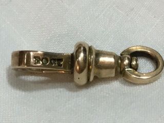 Antique Victorian 9ct Rose Gold Dog Clip /albert Watch Chain Bracelet Makers